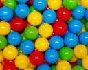 4 Kleuren mix ballenbakballen | 80 mm | 500 stuks