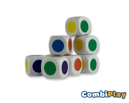 Colored dice